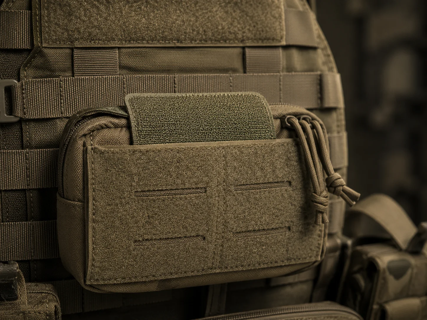 Gripnex hook and loop tape used on tactical pouches and plate carriers